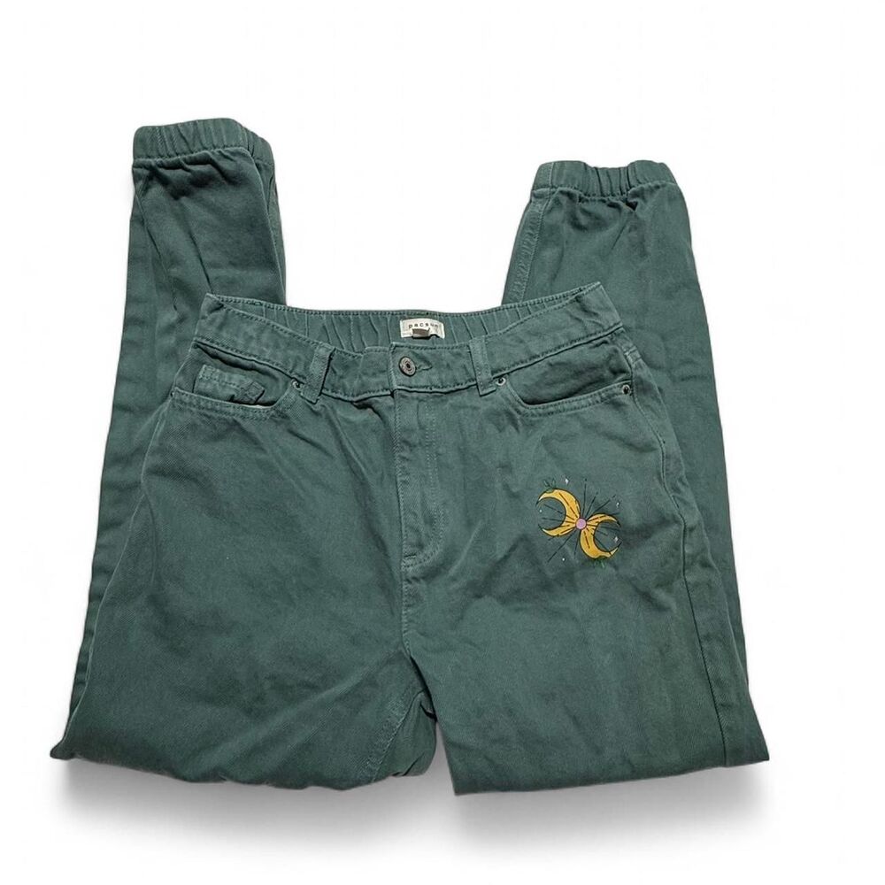 PacSun‎ Kids Green Celestial Graphic Jogger Jeans Size 12